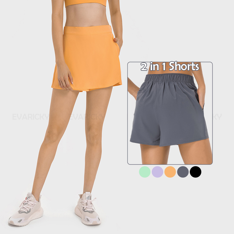 Anti-Slip womens tennis shorts