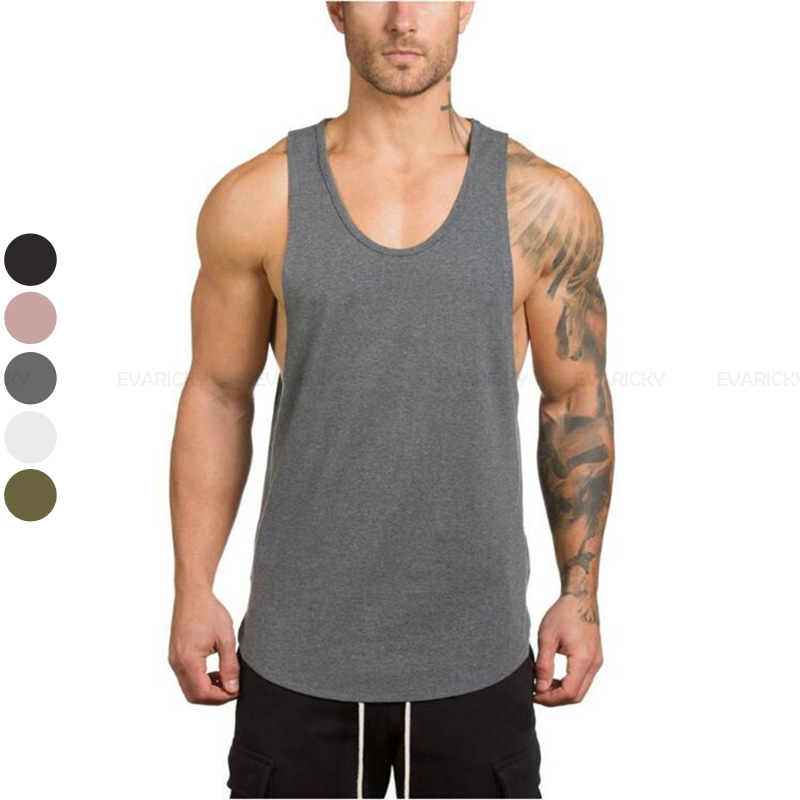 Solid Color Cotton Tank Tops