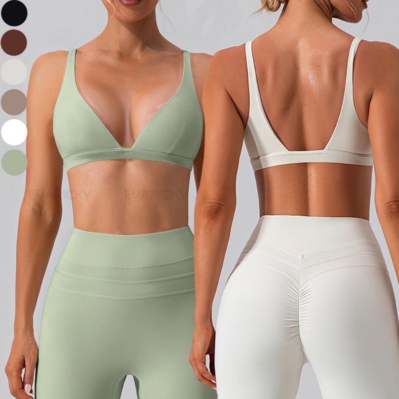 Triangle Cup Plunge Sports Bra